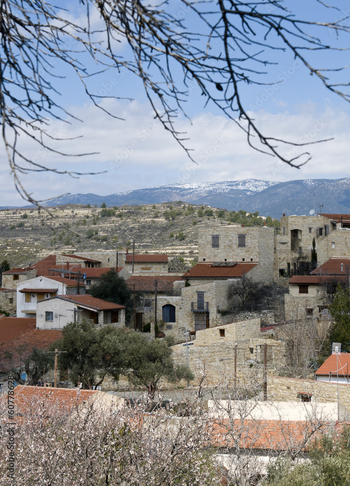 Mountain village of Lofou, Cyprus