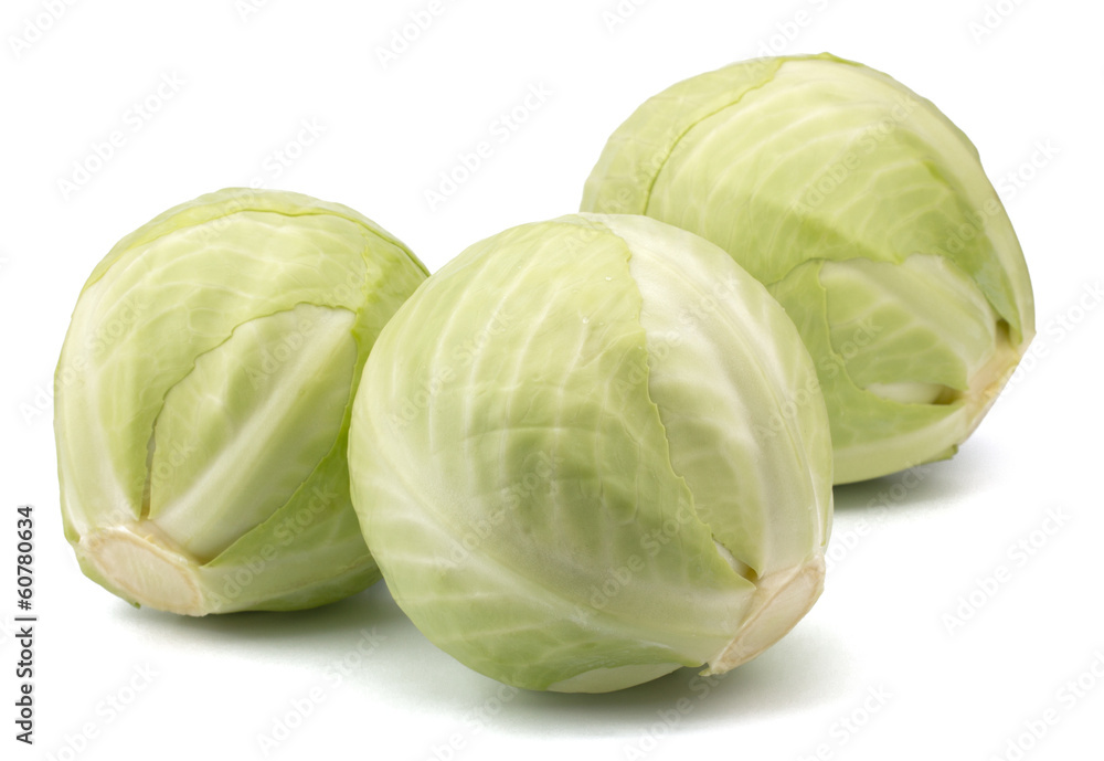 Fresh Cabbage isolated on white background Fresh Cabbage isolated on white background