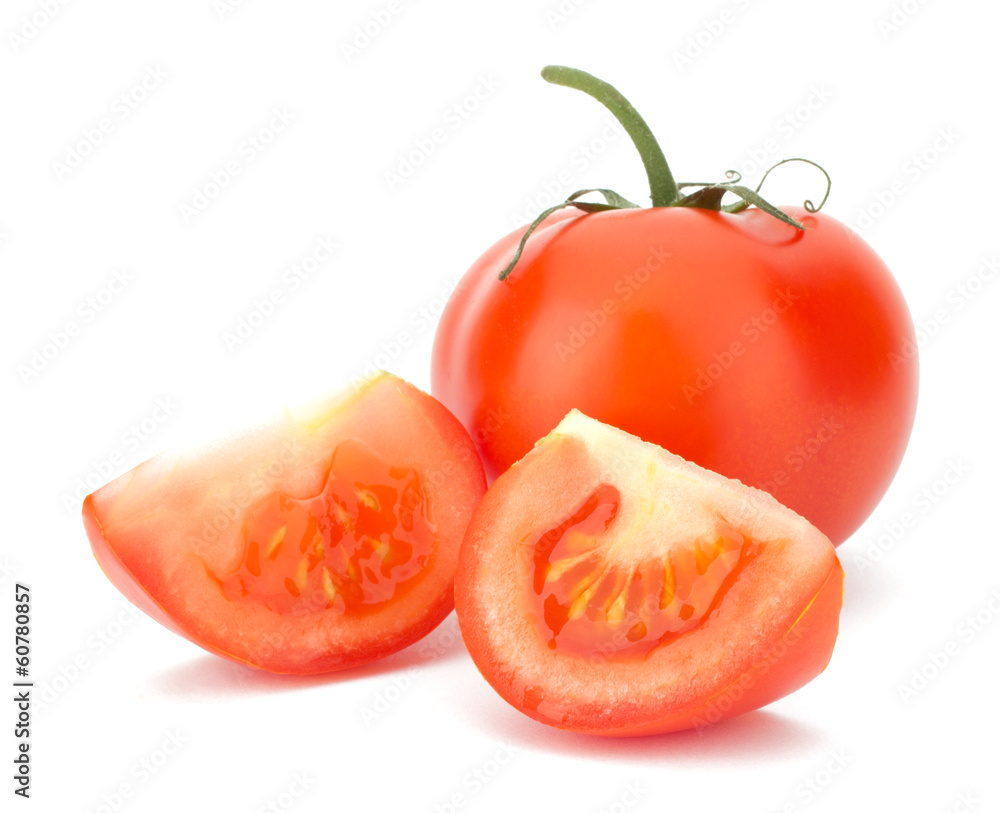 Ripe Tomato isolated on white background Ripe Tomato isolated on white background
