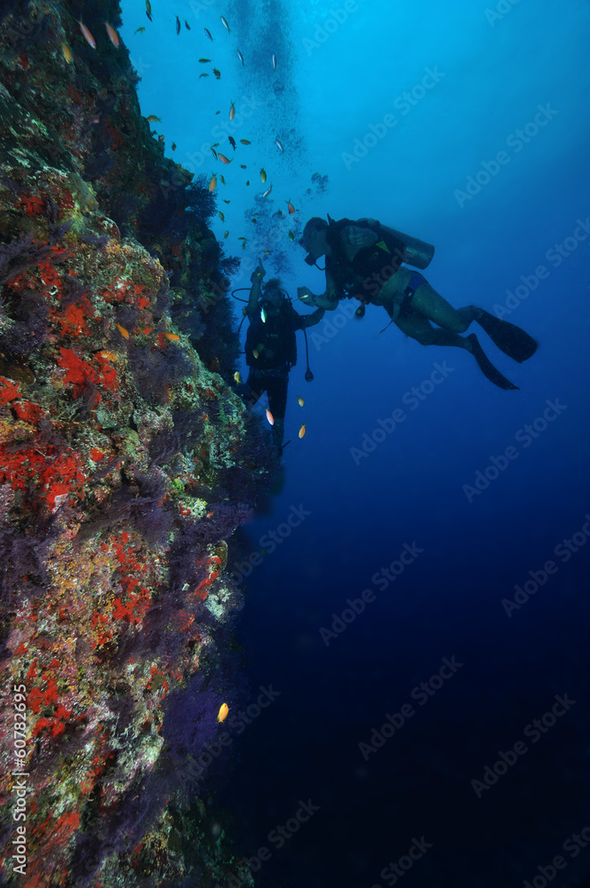 Obraz premium Steilwand