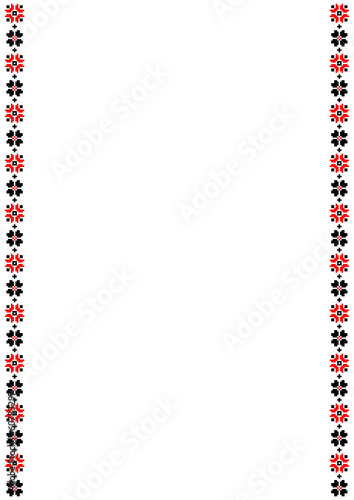 vector illustration blank banner with geometric decoration