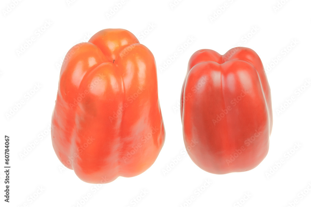 Two sweet peppers Two sweet peppers