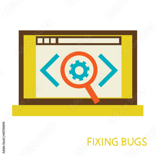process of fixing bugs