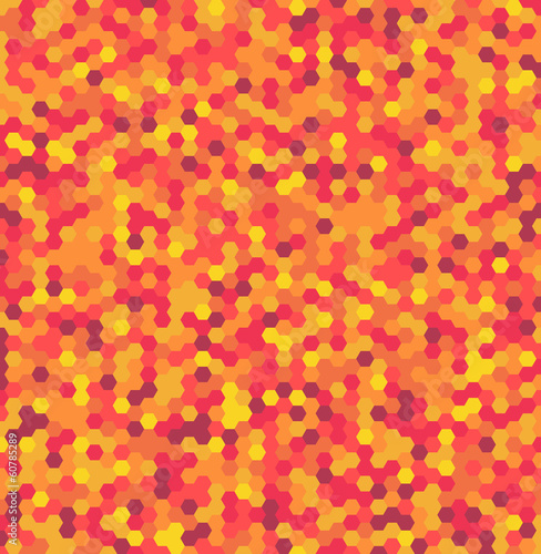 Colored hexagons background + two more variants inside