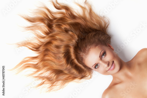 Girl with red hair