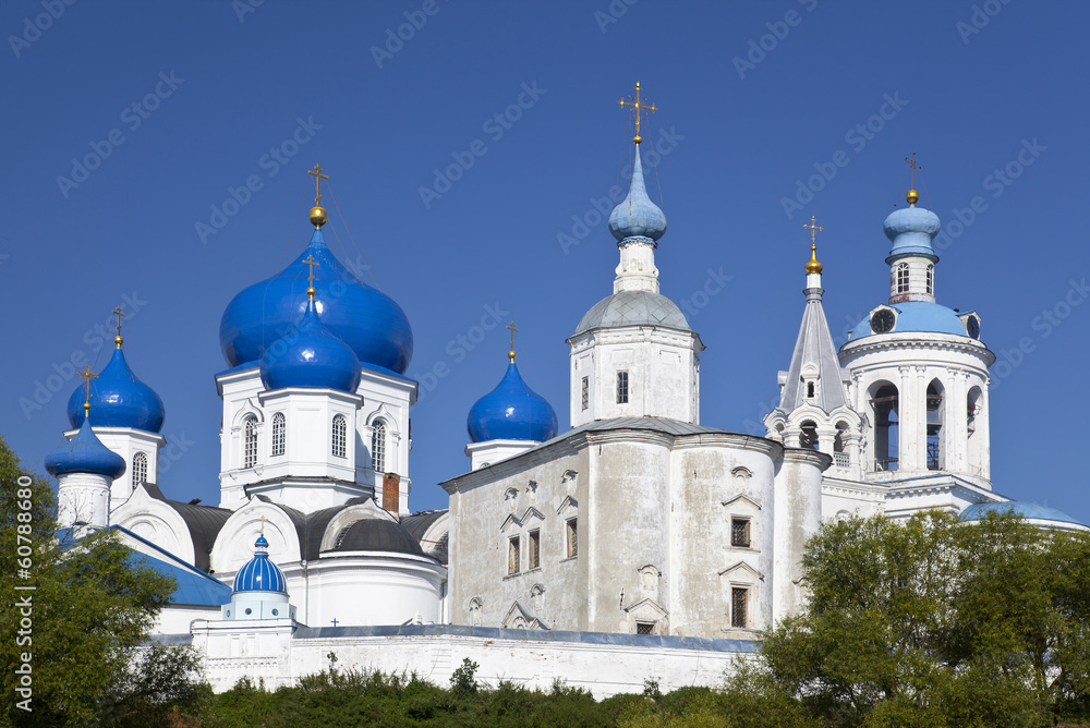 Orthodoxy monastery at Bogolyubovo in summer day. Russia