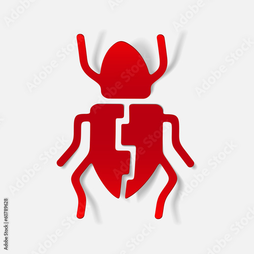 realistic design element: beetle