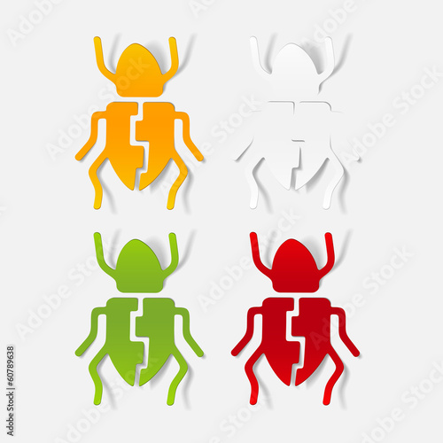 realistic design element: beetle