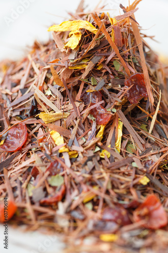 Rooibos tea with fruits and flowers