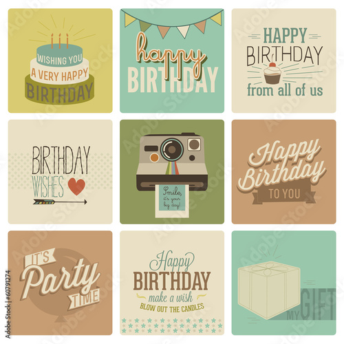 Happy birthday card.