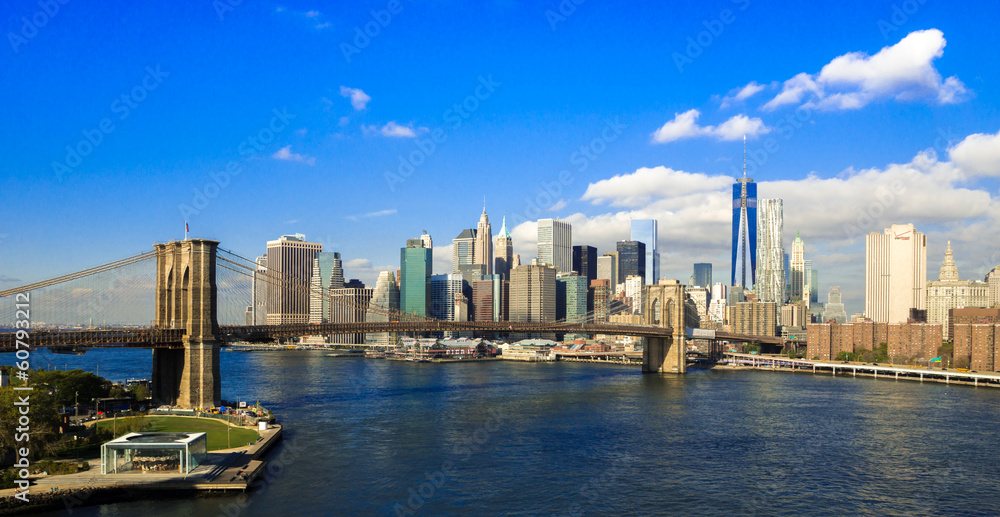 Brooklyn Bridge NYC Panorama