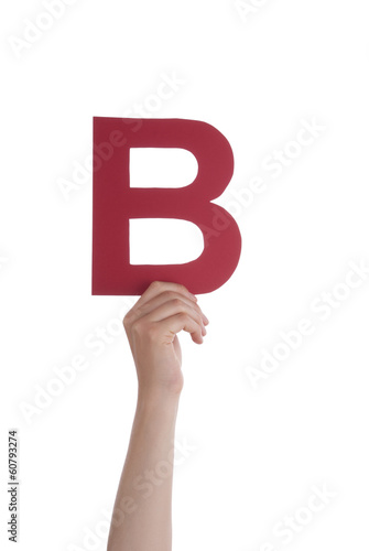 Hand With B