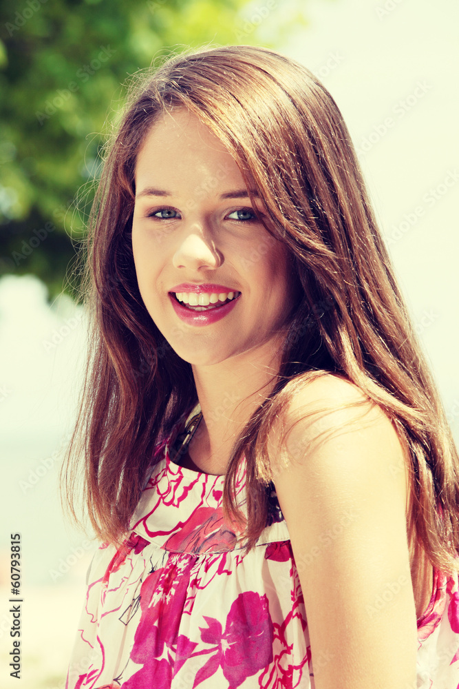 Fototapeta premium Friendly girl