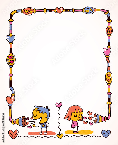 love message frame
