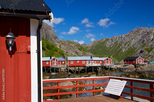 Fotografie Norwegian fishing village