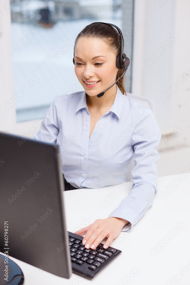 friendly female helpline operator friendly female helpline operator