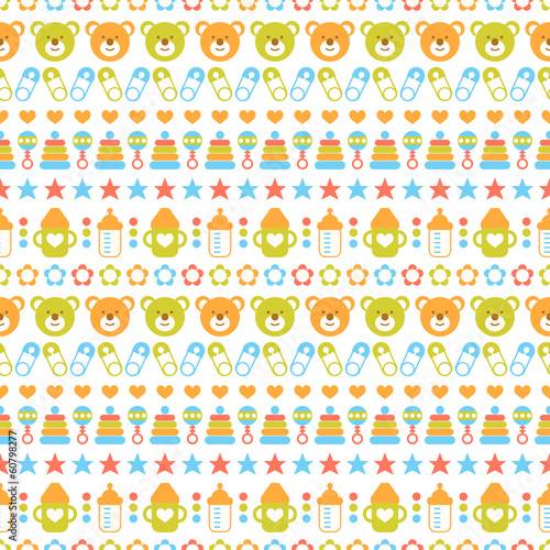 Seamless baby pattern