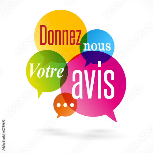 Donnez-nous votre avis