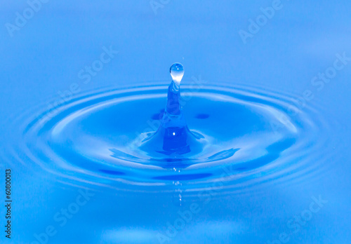 a drop of water. macro