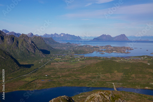View from hilltop in Norway © harvepino