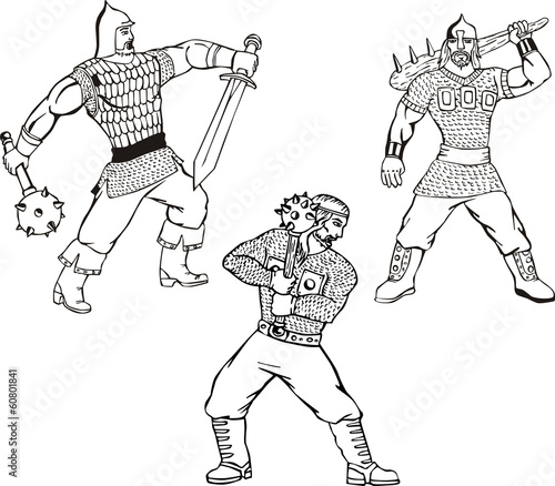 Russian bogatyrs