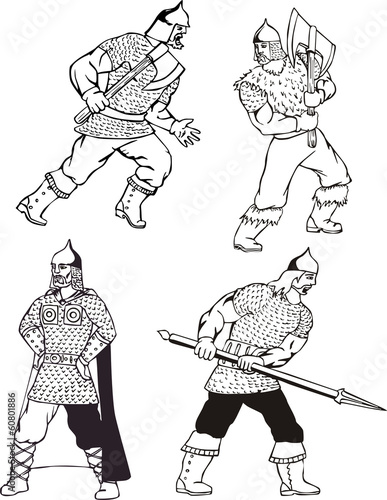 Russian bogatyrs