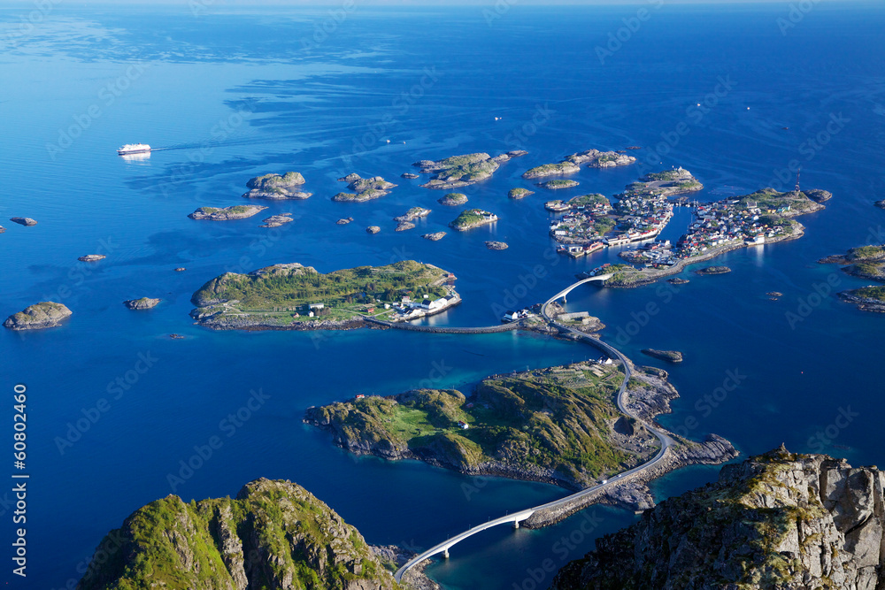 Scenic view on Lofoten Scenic view on Lofoten
