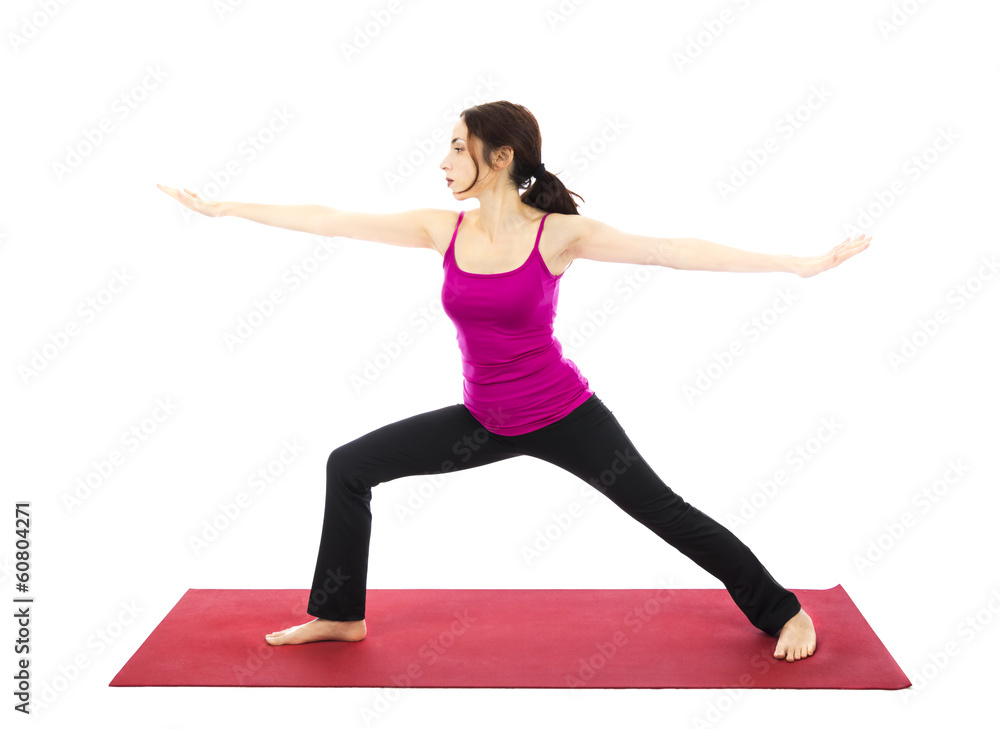Warrior II Pose in Yoga Warrior II Pose in Yoga
