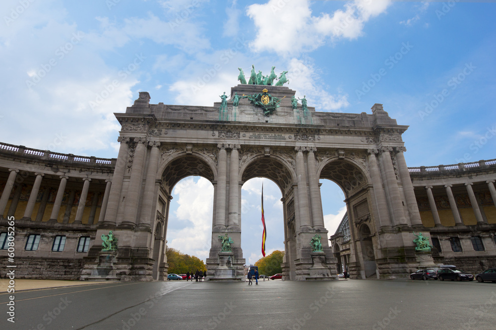 The Triumphal Arch in Brussels