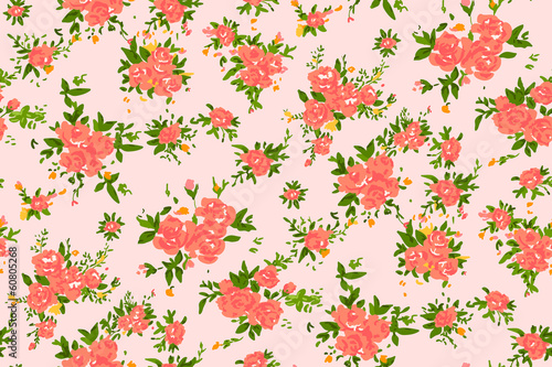 Shabby chic rose background