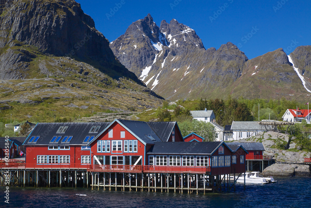 Fototapeta premium Village on Lofoten