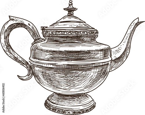 antique teapot