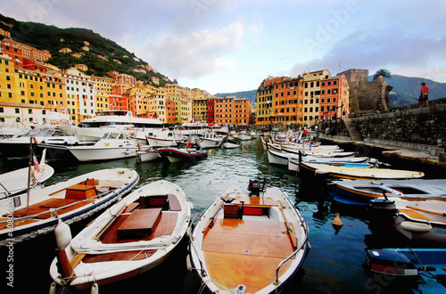 Camogli little harbor photo