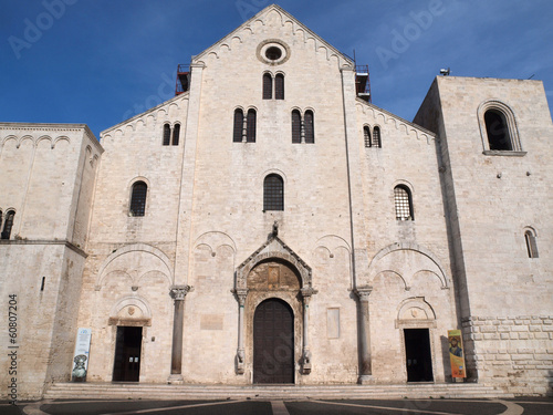 The Basilica of Saint Nicholas in Bari, Italy.