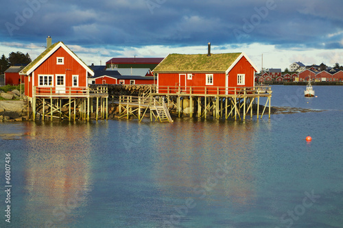 Norwegian fishing huts