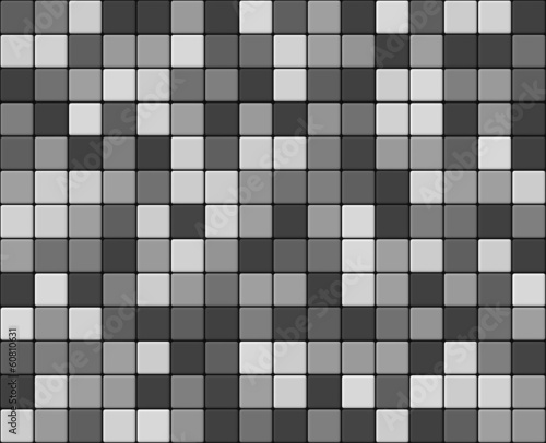 Gray smooth tiles mosaic