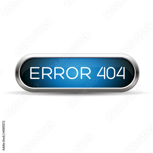 Error 404 web blue button