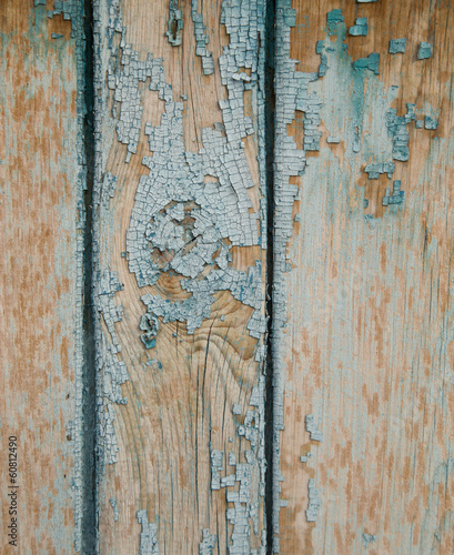 Old painted wooden background