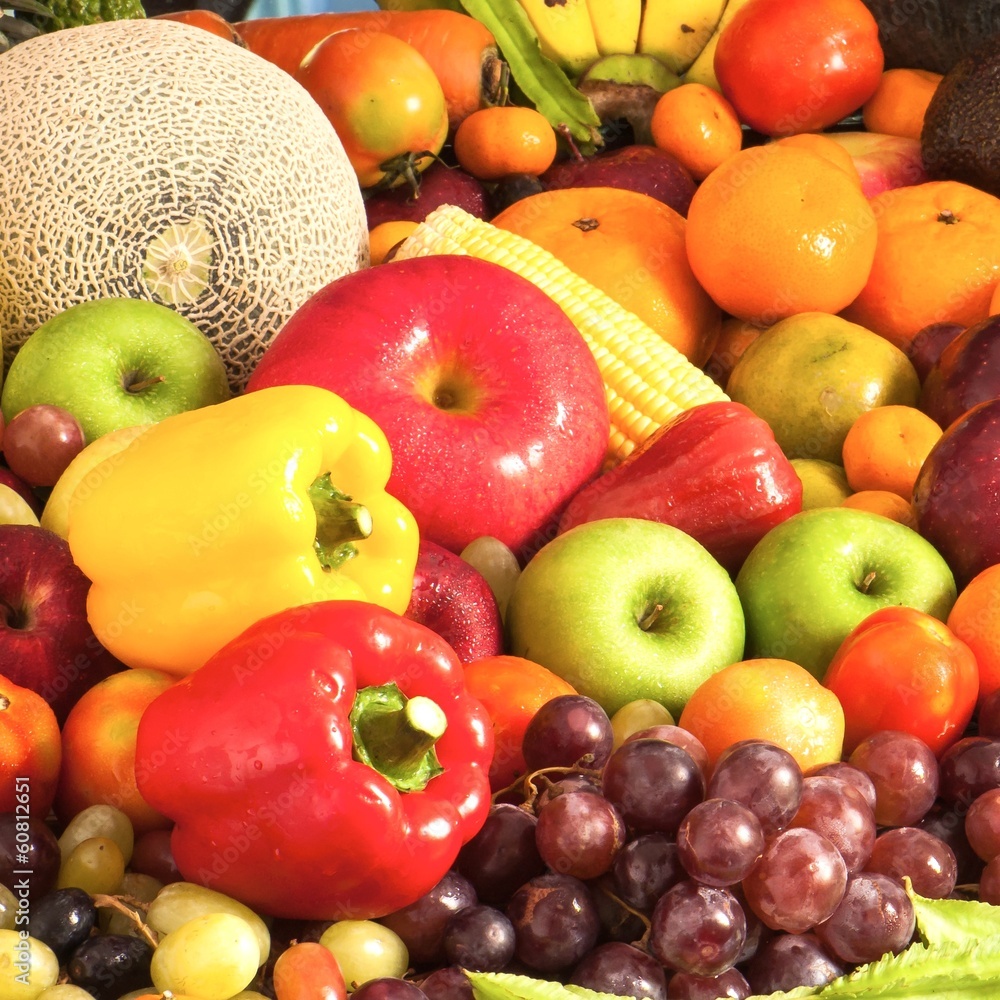 Fruits and vegetables for healthy Fruits and vegetables for healthy