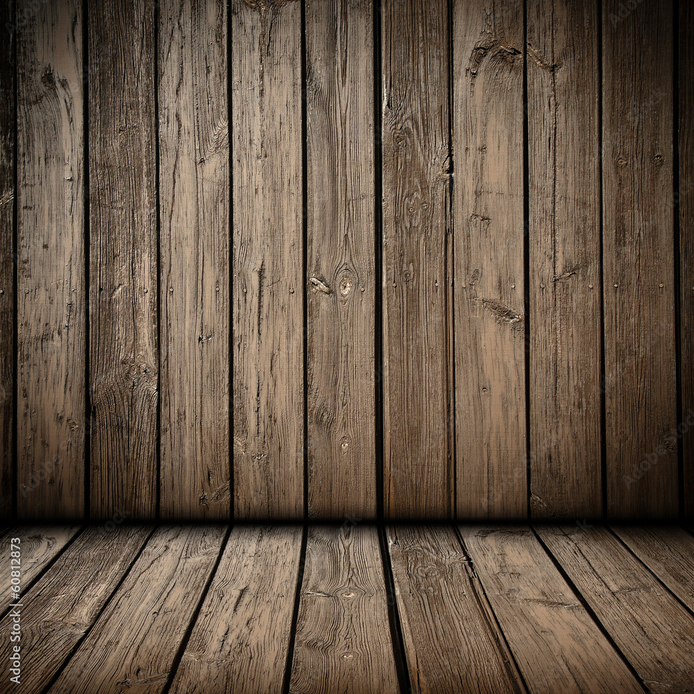 Wooden wall background Wooden wall background