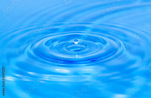 a drop of water. macro