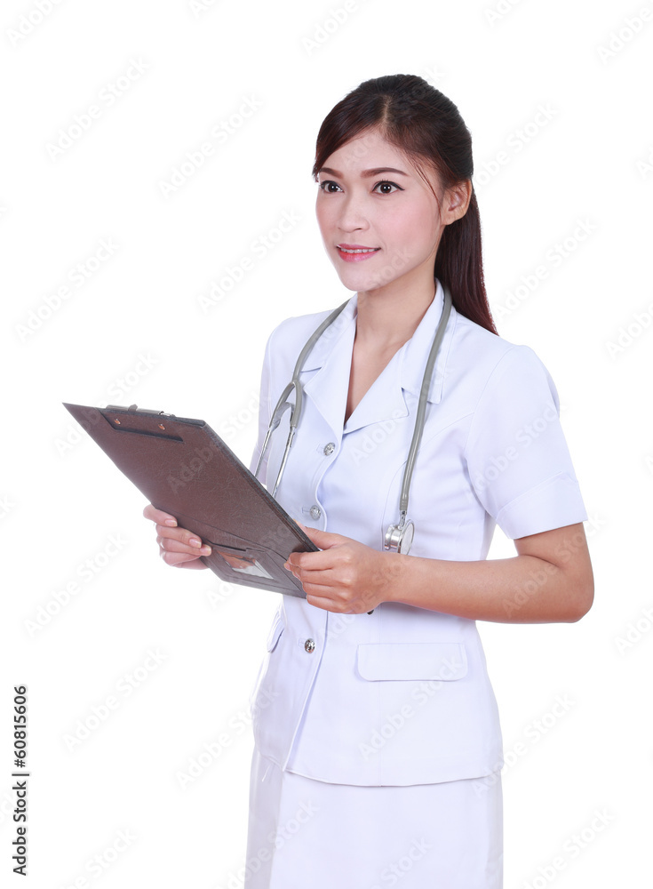Nurse hold clipboard Nurse hold clipboard