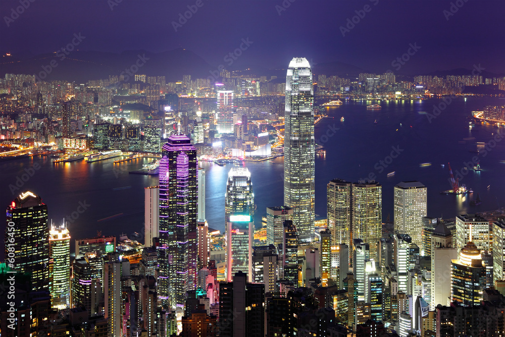 Fototapeta premium Miasto Hongkong