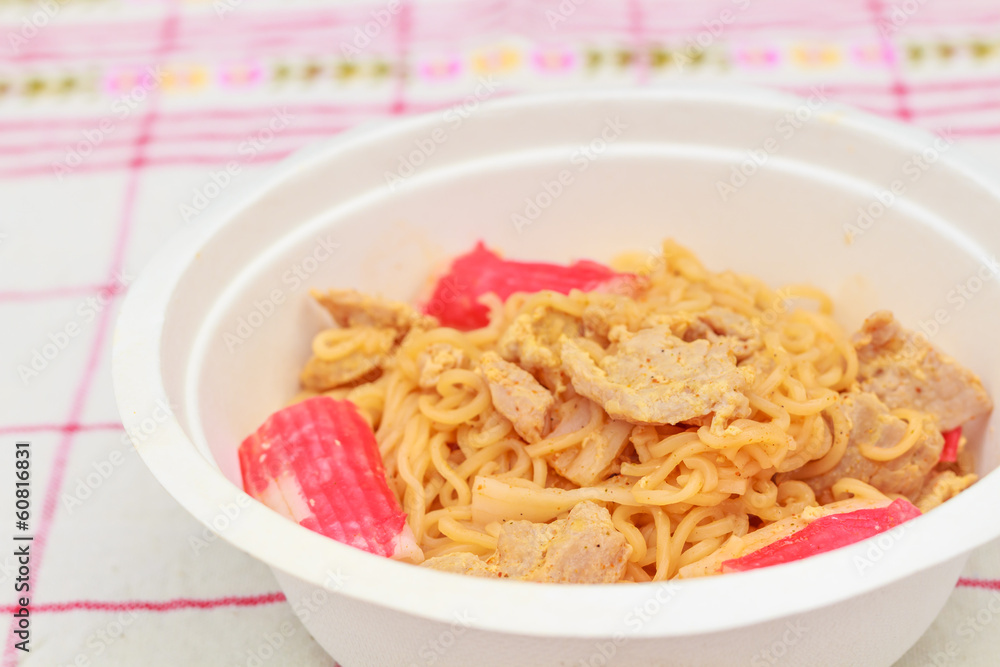 Hot and spicy instant noodle Hot and spicy instant noodle