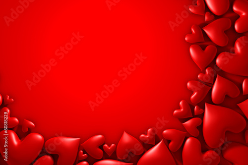 Red hearts