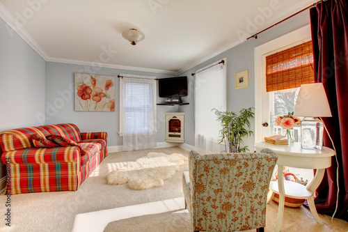 Light blue cozy family room © Iriana Shiyan