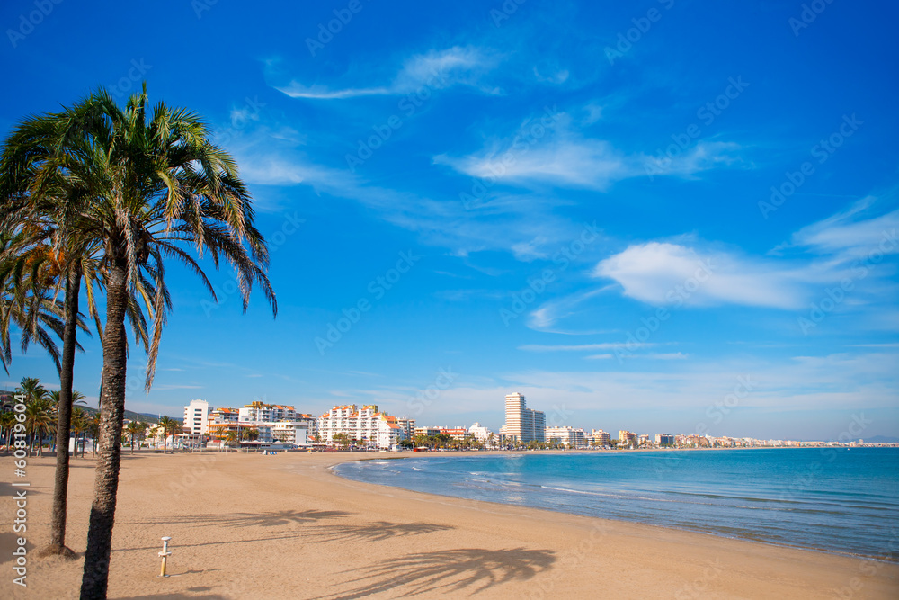 Peniscola beach in Castellon spain Peniscola beach in Castellon spain