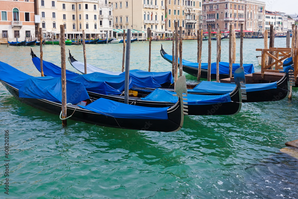 Gondolas in Venice