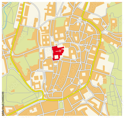 Santiago de Compostela, city map