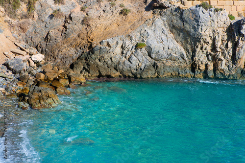 tabarca island alicante mediterranean blue sea